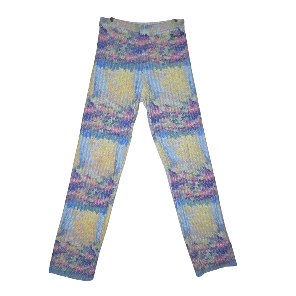 House of Sunny Tie Dye Knit Pants Sz4. Unique Loungewear Boho Warm Comfy Hippie‎